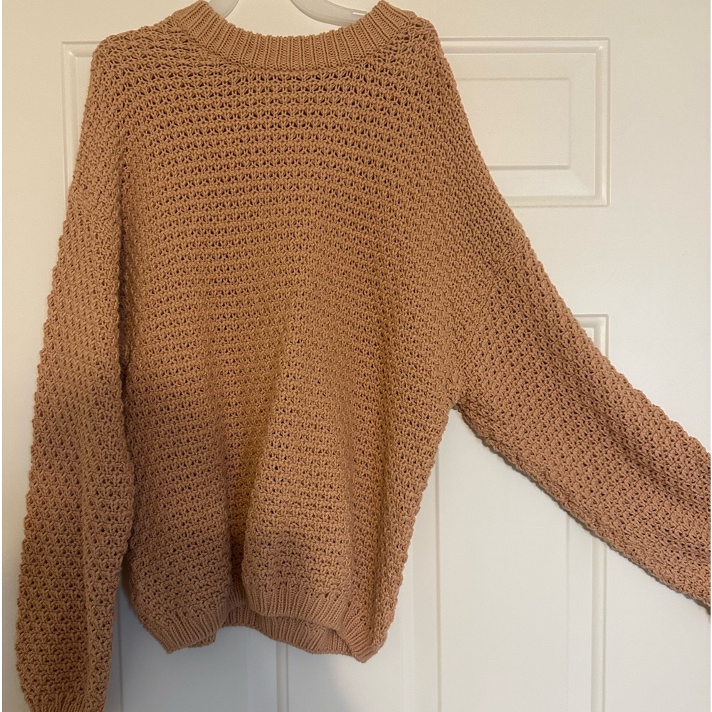 target sweater, size medium, pinkish color.